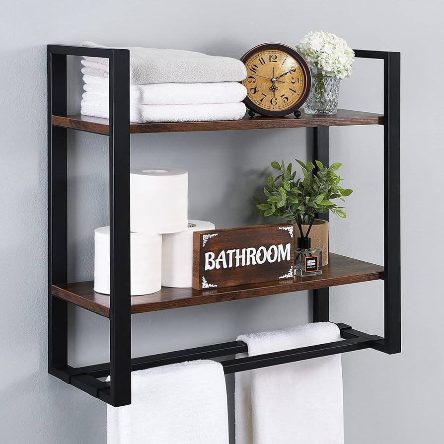 Estantería de pared abierta