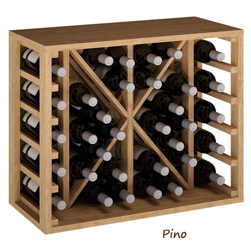 Botellero modular de pared
