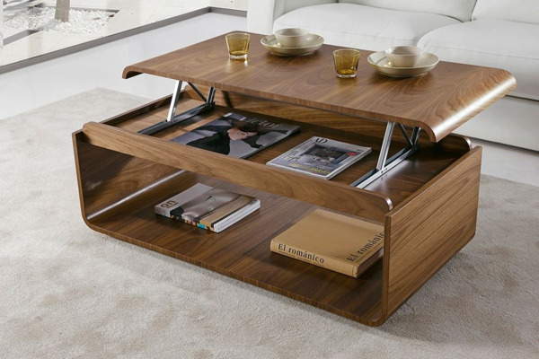 Mesa de centro elevable