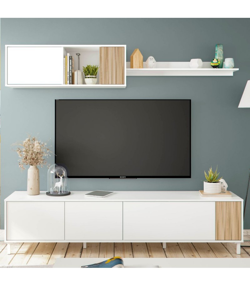 Mueble TV nórdico 200cm