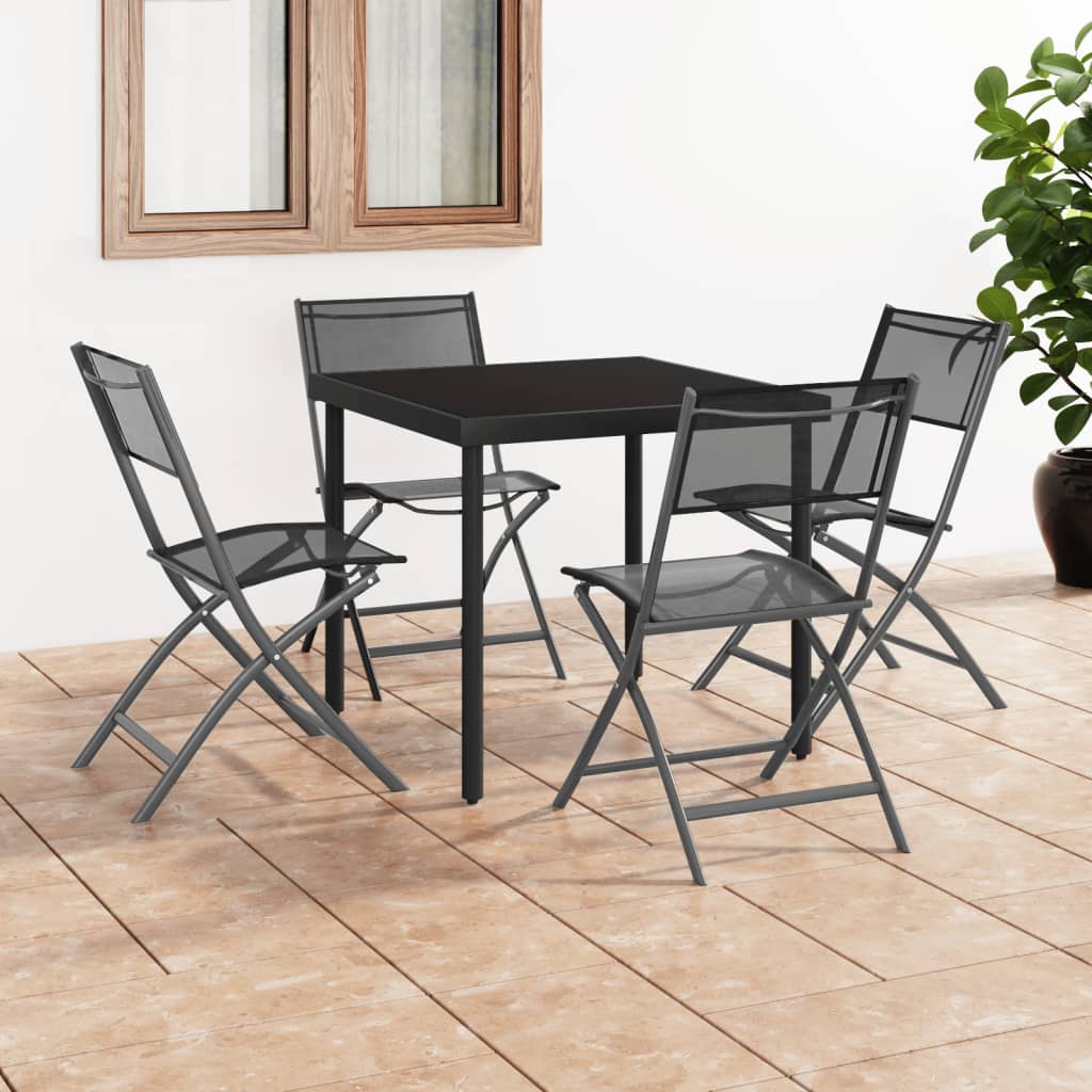 Silla plegable de jardín 4 unidades
