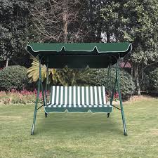 Balancín de porche con toldo