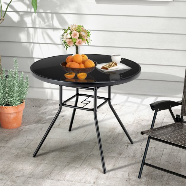 Mesa auxiliar pequeña para terraza